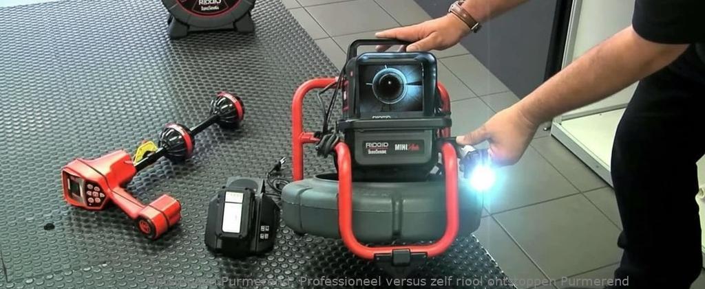 Professioneel versus zelf riool ontstoppen Purmerend