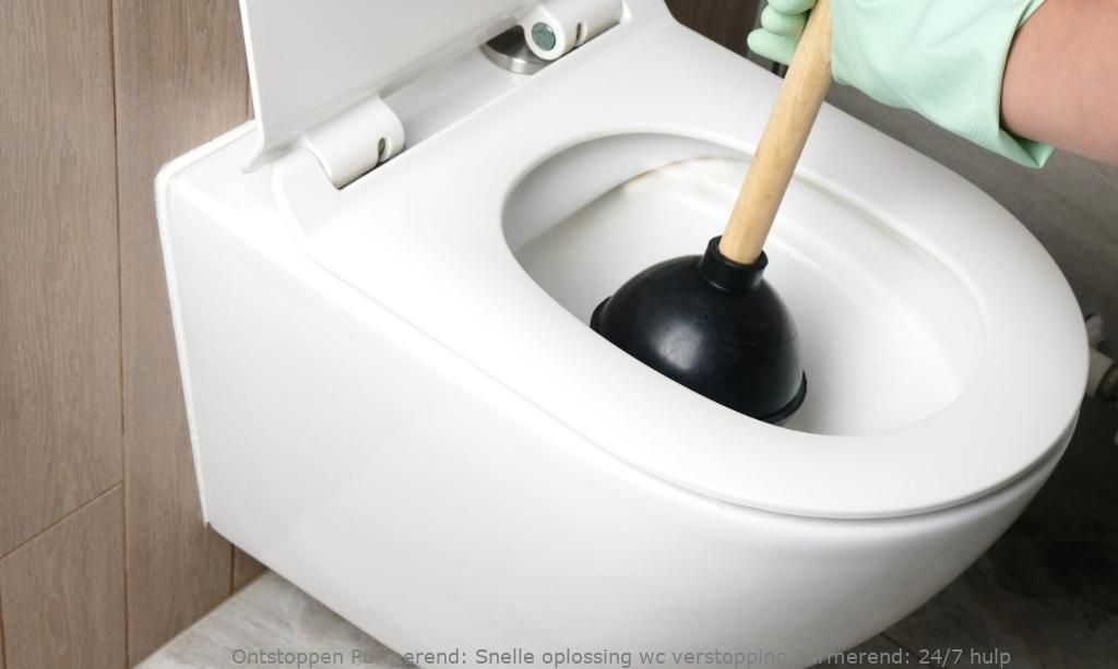 Snelle oplossing wc verstopping Purmerend: 24/7 hulp